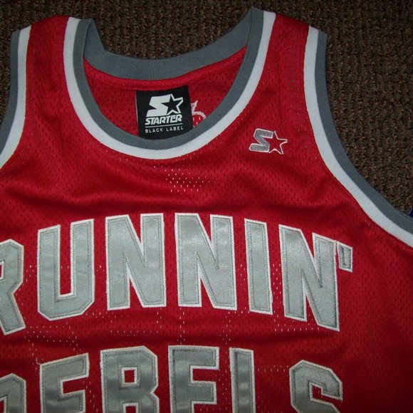 UNLV RUNNIN REBELS STARTER WORK OUT SHIRT RED S M XL 2X - Picture 5 of 8